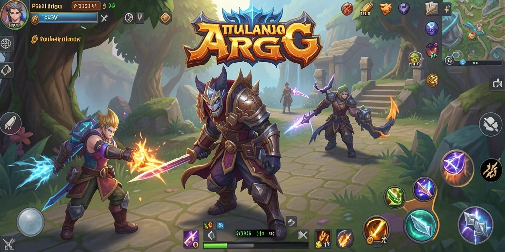 Tampilan gameplay ARPG yang mengesankan dan mendebarkan.