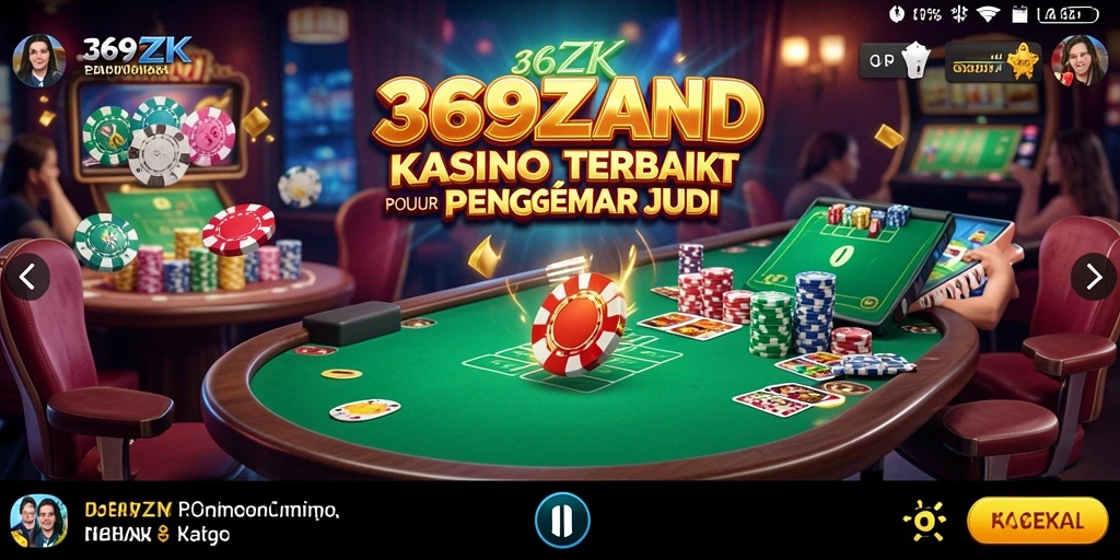 Screenshot menampilkan gameplay kasino yang seru dan interaktif.