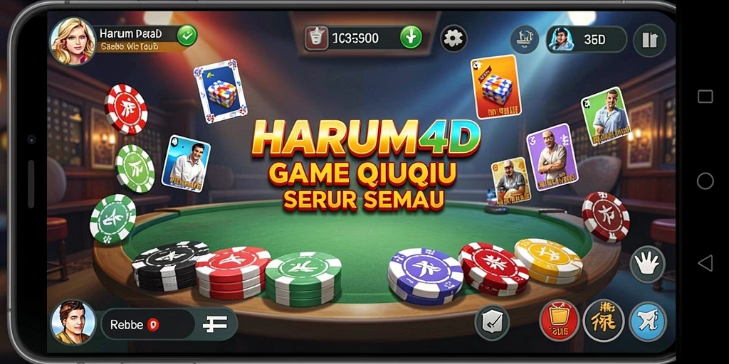 Tangkapan layar gameplay QiuQiu yang seru dan menarik.
