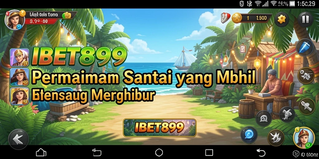 Screenshot utama IBET899 menampilkan gameplay yang seru dan interaktif.