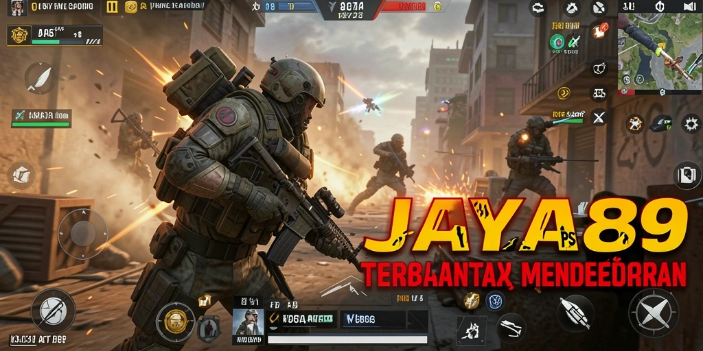 Screenshot gameplay menunjukkan aksi dikejar lawan di JAYA89.