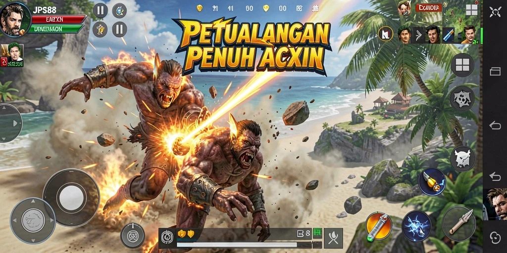 Tampilan menegangkan dari aksi pertempuran di JPS88.