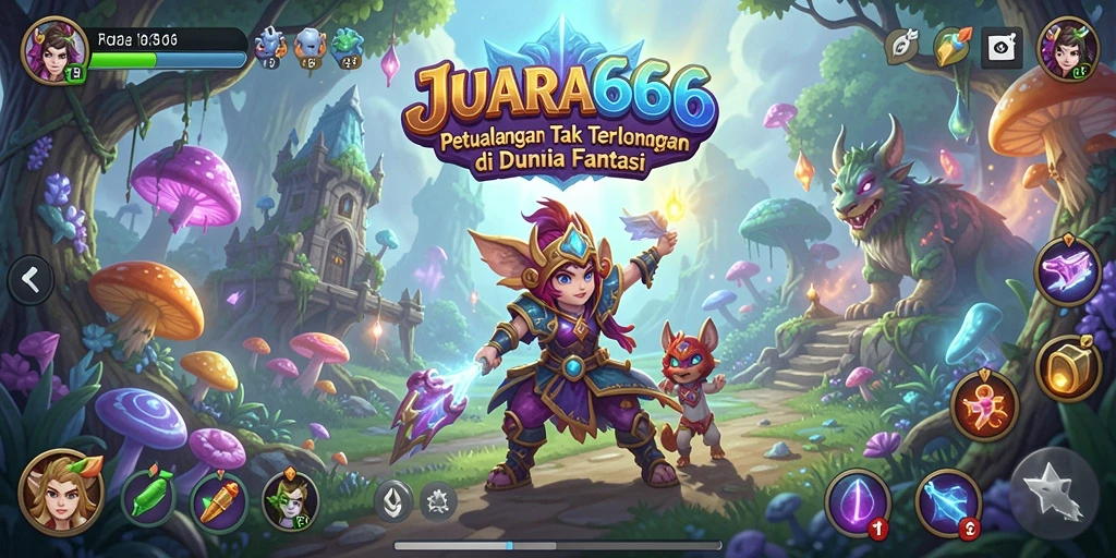 Screenshot gameplay JUARA666 menampilkan aksi petualangan seru.