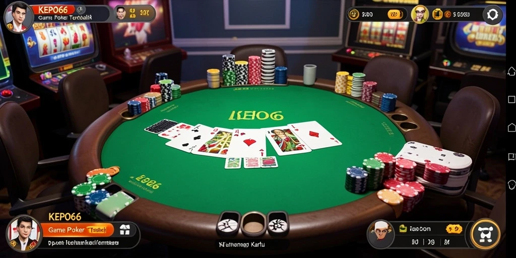 Gameplay menarik Poker di KEPO66 dengan beragam fitur.