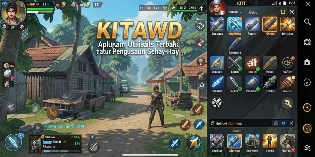 Tampilan antarmuka KITAWD yang intuitif dan sederhana.