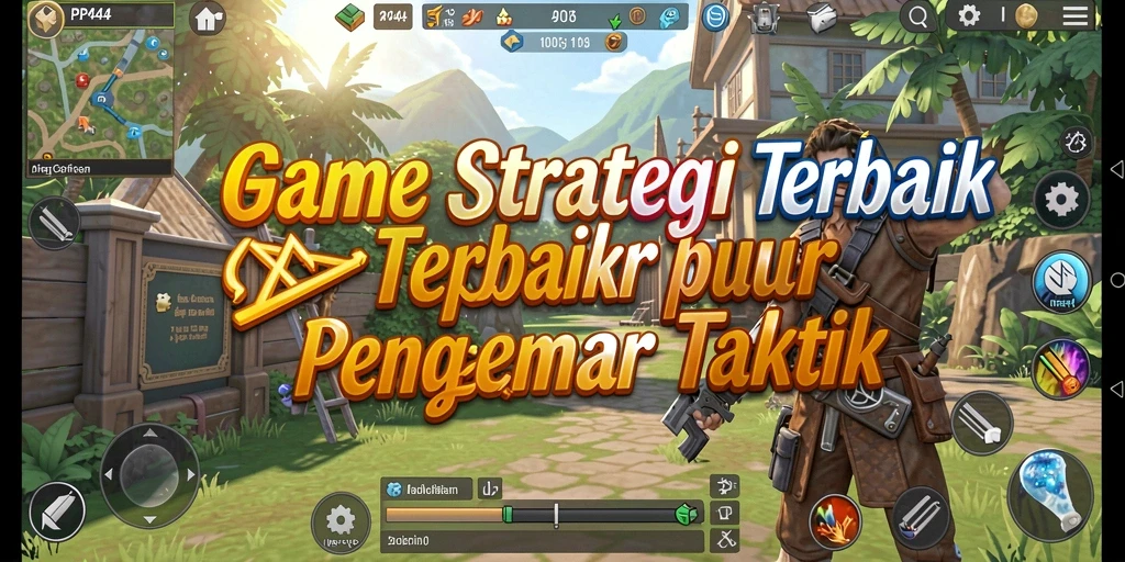 Screenshot gameplay PP444 menampilkan aksi strategi yang mendebarkan.