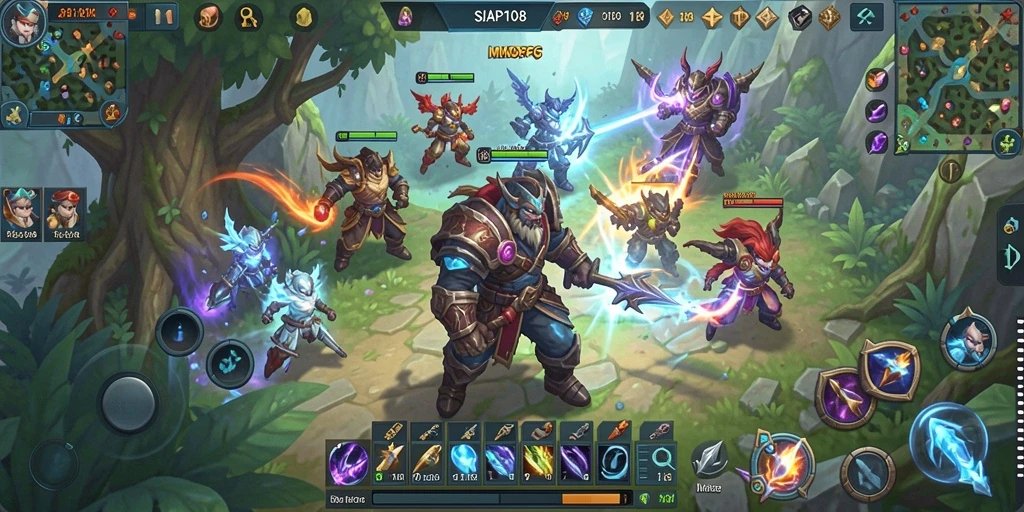 Gambaran gameplay SIAP108 yang penuh aksi dan petualangan MMORPG.