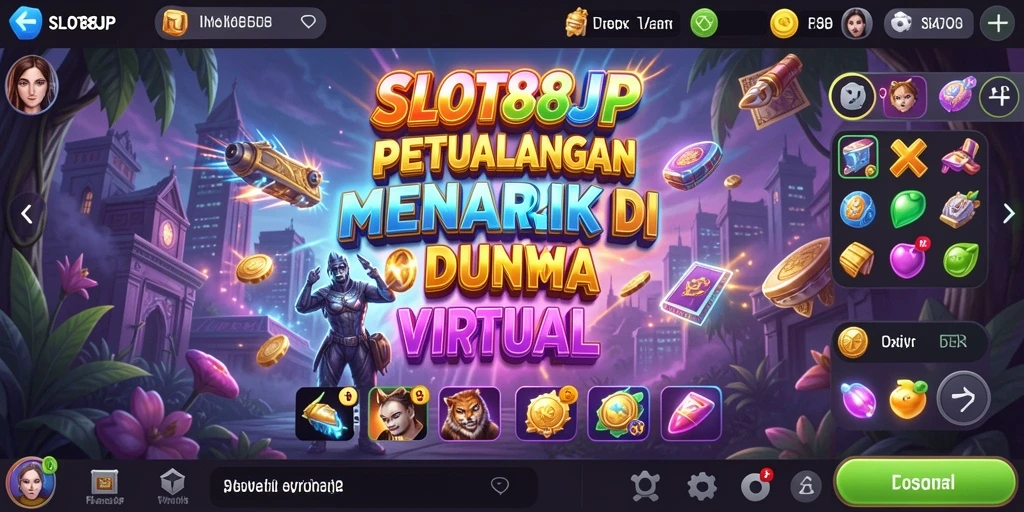 Screenshot utama menunjukkan karakter dalam aksi petualangan yang seru.