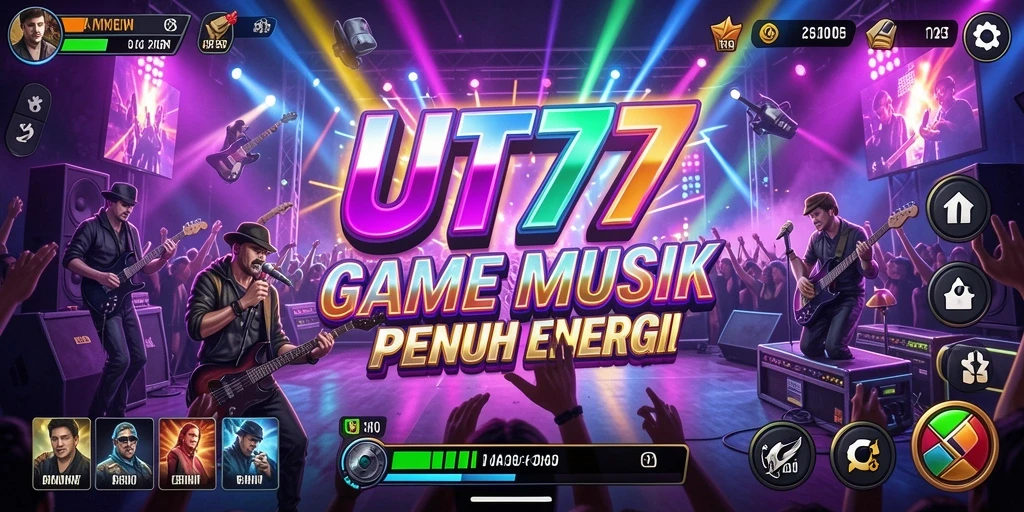 Tampilan utama gameplay <strong>UT77</strong> yang penuh energi dan kreativitas.